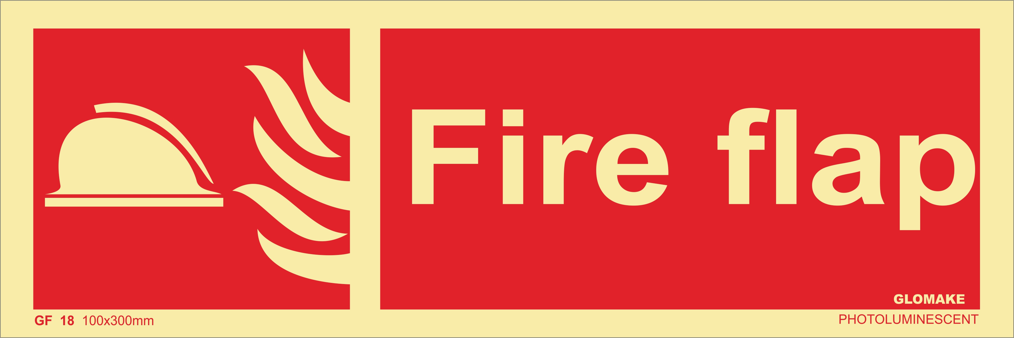 FIRE FLAP 
(GF 18)
